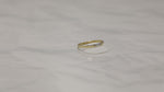 Load and play video in Gallery viewer, 14K Solid Gold Three Stone Ring Y33