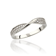 14K Solid Gold Mobius Ring Y314