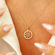 14K Solid Gold Infinity Necklace K152