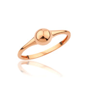 4K Solid Gold Ball Ring Y347