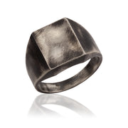 14K Solid Gold Signet Men Ring EY6