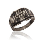 Load image into Gallery viewer, 14K Solid Gold Band Men Ring EY15
