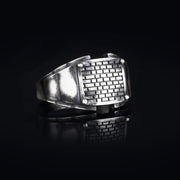 14K Solid Gold Band Men Ring EY15