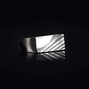 14K Solid Gold Signet Men Ring EY11