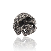 14K Solid Gold Skull Men Ring EY22