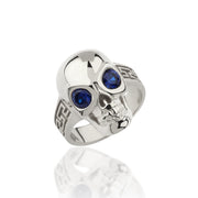 14K Solid Gold Skull Men Ring EY21