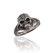14K Solid Gold Skull Men Ring EY23