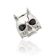 14K Solid Gold Skull Men Ring EY20