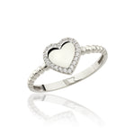 Load image into Gallery viewer, 14K Solid Gold Bubble Heart Ring,Heart Ring Y331
