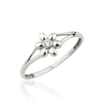 Load image into Gallery viewer, 14K Solid Gold Flower Ring Y367
