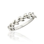 Load image into Gallery viewer, 14K Solid Gold Leaf Ring Y385
