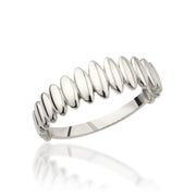 14K Solid Gold Vintage Patterned Ring Y365