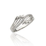 14K Solid Gold Arrow Ring Y284