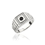 Load image into Gallery viewer, 14K Solid Gold Signet Men Ring EY31
