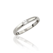 14K Solid Gold Birthstone Ring Y287