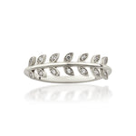 Load image into Gallery viewer, 14K Solid Gold Olive Leaf Ring Y335
