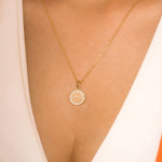 Load image into Gallery viewer, 14K Solid Gold Written Necklace K109
