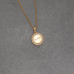 Load image into Gallery viewer, 14K Solid Gold Written Necklace K109
