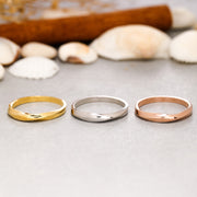 14K Solid Gold Mobius Ring Y231