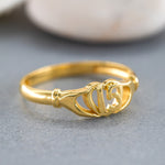 Load image into Gallery viewer, 14k Solid Gold 15 Anos Ring Y167
