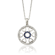 14K Solid Gold Heart Necklace K154