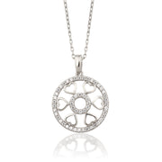 14K Solid Gold Heart Necklace K153