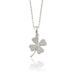 Load image into Gallery viewer, 14K Solid Gold Clover Necklace K141
