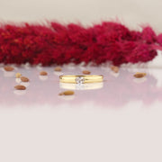 14K Solid Gold Birthstone Ring Y287