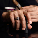Load image into Gallery viewer, 14K Solid Gold Skull Men Ring EY23
