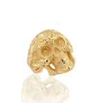 Load image into Gallery viewer, 14K Solid Gold Skull Men Ring EY22
