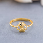 Load image into Gallery viewer, 14K Solid Gold Heart Ring Y138
