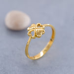 Load image into Gallery viewer, 14K Solid Gold Heart Ring Y138
