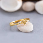 Load image into Gallery viewer, 14K Solid Gold Heart Ring Y150
