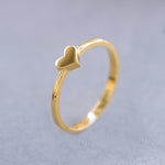 Load image into Gallery viewer, 14K Solid Gold Heart Ring Y150
