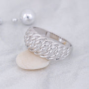 14K Solid Gold Braid Ring Y62