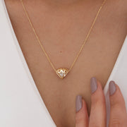 14K Solid Gold Necklace K79