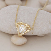 14K Solid Gold Necklace K79