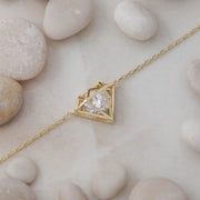 14K Solid Gold Necklace K79