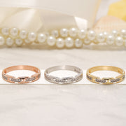 14k Solid Gold Open Link Ring Y42