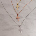 Load image into Gallery viewer, 14k Solid Gold Cross Necklace K7
