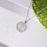 14K Solid Gold Tree of Life Necklace K29