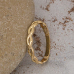 Load image into Gallery viewer, 14K Solid Gold Infinity Ring Y44
