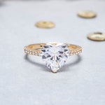 Load image into Gallery viewer, 14K Solid Gold Solitaire Ring Y17
