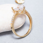 Load image into Gallery viewer, 14K Solid Gold Solitaire Ring Y17
