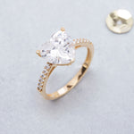 Load image into Gallery viewer, 14K Solid Gold Solitaire Ring Y17
