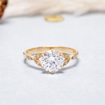 Load image into Gallery viewer, 14K Solid Gold Solitaire Ring T16
