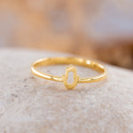 Load image into Gallery viewer, 14K Solid Gold Hamsa Ring Y153
