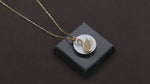 Load and play video in Gallery viewer, 14K Solid Gold Swan Necklace K102
