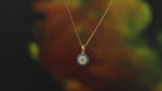 Load and play video in Gallery viewer, 14K Solid Gold Evil Eye Necklace K114
