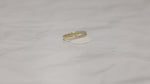 Load and play video in Gallery viewer, 14K Solid Gold 2 Minimalist Ring Y31
